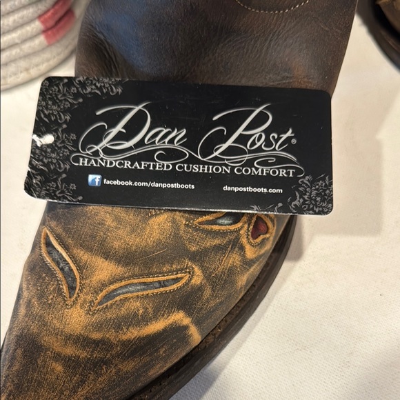 DAN POST Embroidered WESTERN Cowboy Boots!! - Picture 8 of 14